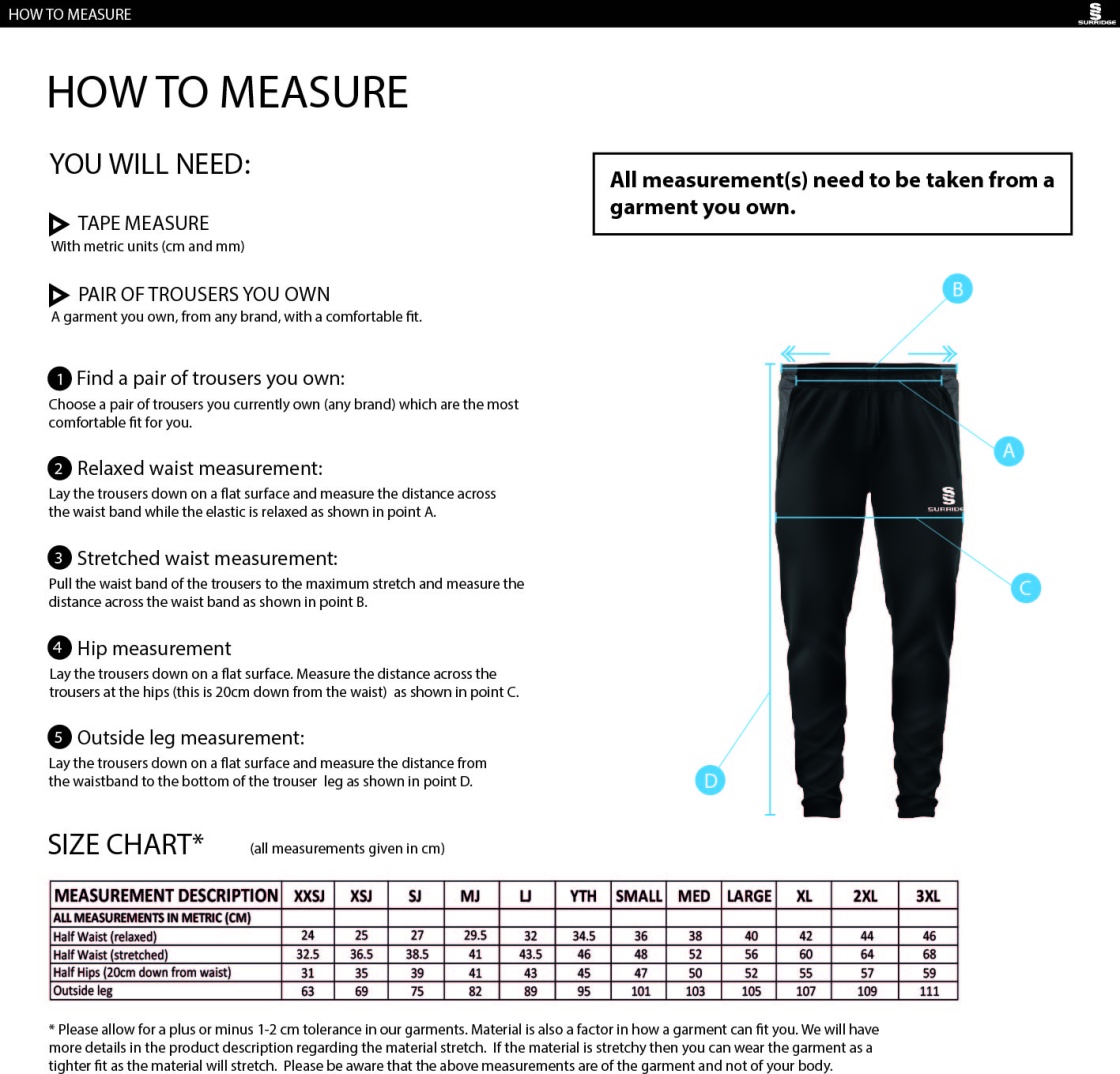Aspull Juniors Dual Skinny Pant : Navy/Emerald - Size Guide